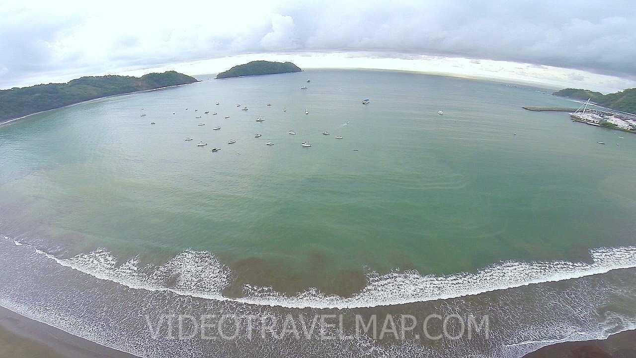 Playa Herradura widok z drona